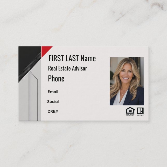 Carte De Visite KW Legacy Angle RdGryBlk (Devant)