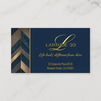 Carte De Visite L33 Parquet en chevron avec image d'Agent
