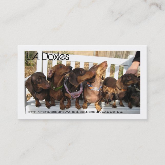 Carte De Visite L.A.Doxies [Rufus] (Devant)