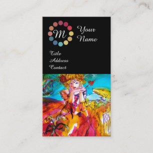 CARTE DE VISITE LA BEAUTÉ DE MIRANDOLINA SE COMPOSE D'UNE PALETTE 