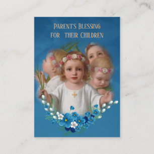 Carte De Visite La bénédiction des parents pour leurs enfants Cart