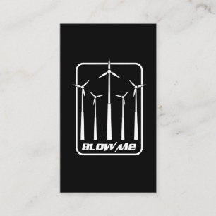 Carte De Visite La chemise de kit de turbine de vent me soufflent