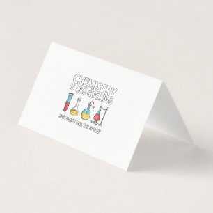 Carte De Visite La chimie est comme la Cuisine