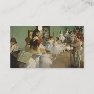 Carte De Visite La classe de danse. Edgar Degas
