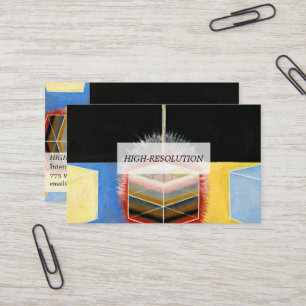 Carte De Visite La colombe, 1915 par Hilma af Klint