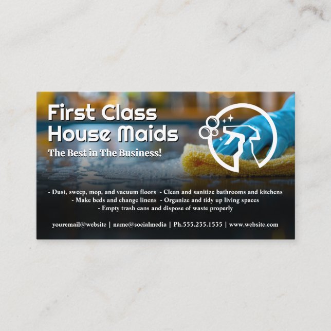 Carte De Visite La Cuisine Nettoyante (Devant)