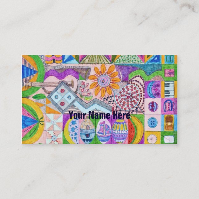 Carte De Visite La géométrie (Devant)