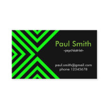 La géométrie hypnotique verte