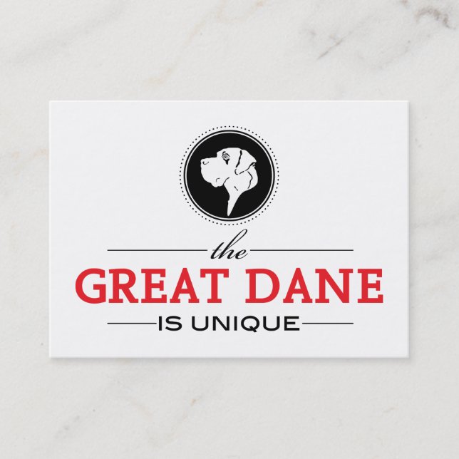Carte De Visite la Grande Danse est unique (Devant)
