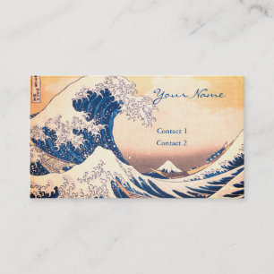 Carte De Visite La grande vague - art japonais