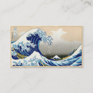 Carte De Visite La grande vague de l'art de Kanagawa Katsushika