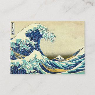 Carte De Visite La grande vague outre de Kanagawa