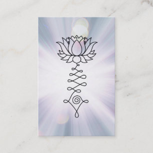 Carte De Visite La lavande bleue de Lotus de *~* rayonne l'énergi