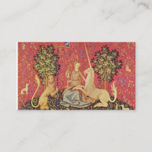 Carte De Visite La licorne et la première image médiévale de