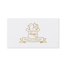 La magie d'or de Faux a plongé dans le magicien de