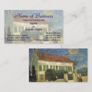 Carte De Visite La Maison Blanche la nuit de Vincent van Gogh