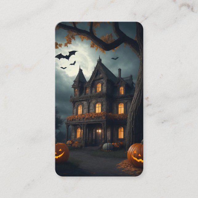 Carte De Visite La Maison près de l'arbre du mort (Devant)