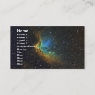Carte De Visite La NASA magnifique de la nébuleuse NGC 7380 de