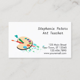 Carte De Visite La palette de l'artiste