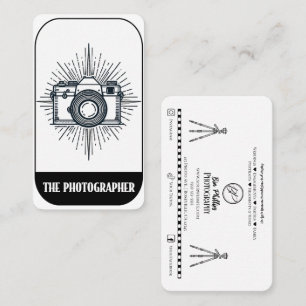 Carte De Visite La photographie de style tarot minimaliste du phot