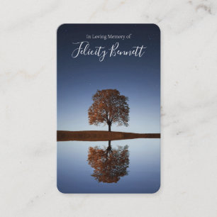 Carte De Visite La prière carde la belle réflexion de   de luxe