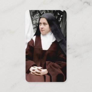 Carte De Visite La prière carde le saint Thérèse de  