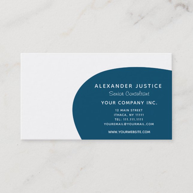 Carte De Visite La rétro moitié du siècle faite sur commande (Devant)