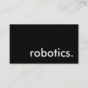 Carte De Visite la robotique.