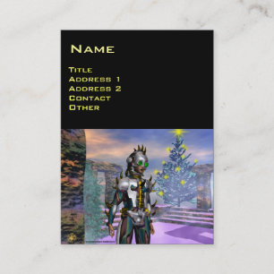 CARTE DE VISITE LA SAINT-SYLVESTRE D'UN CYBORG