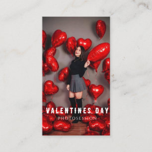 Carte De Visite La Saint Valentin Femme Photosession fille