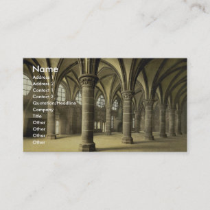 Carte De Visite La salle des chevaliers, Mont Saint-Michel, France