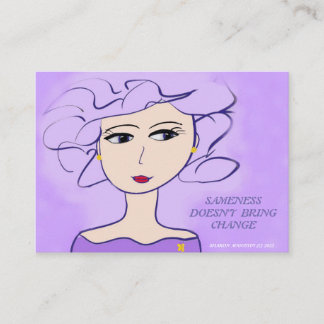 CARTE DE VISITE LA SAMENESSE N'APPORTE PAS DE CHANGEMENT