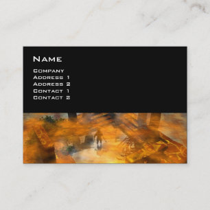 Carte De Visite La science-fiction ÉTRANGÈRE FONCÉE NAISSANTE des