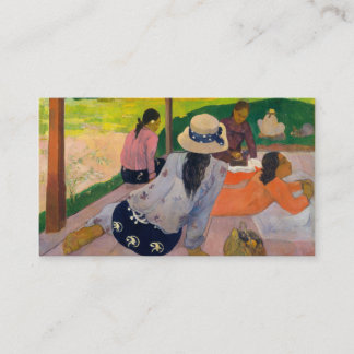 Carte De Visite La sièste - Paul Gauguin