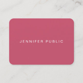 Carte De Visite La tendance luxueuse colore le minimaliste en soie