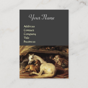 Carte De Visite LA TENTE ARABE AVEC DES CHEVAUX, d'AUTRES ANIMAUX,