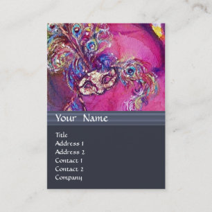 Carte De Visite LA TROISIÈME MASQUE / Costume Designer, Artiste th