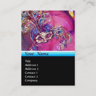 Carte De Visite LA TROISIÈME MASQUE / Costume Designer, Artiste th