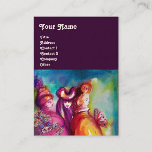 Carte De Visite LA TROISIÈME MASQUE / Costume Designer, Artiste th