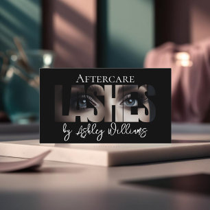 Carte De Visite La typographie moderne "LASHER by"