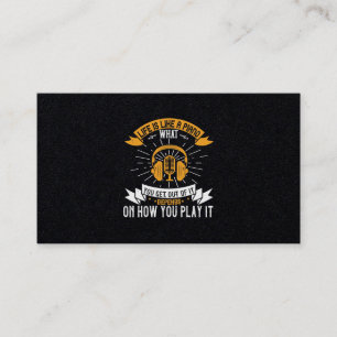 Carte De Visite La Vie Est Comme Un Piano