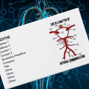 Carte De Visite La vie est une question de communication