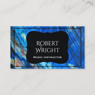 Carte De Visite Labradorite élégante chique
