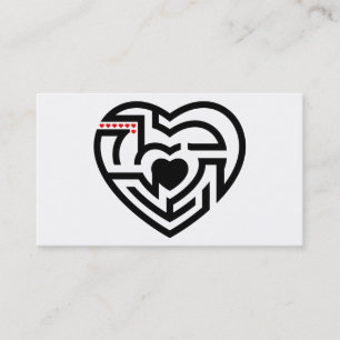 Carte De Visite labrynth d'amour