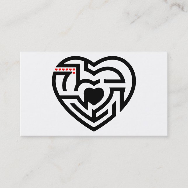 Carte De Visite labrynth d'amour (Devant)