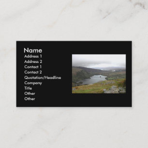Carte De Visite Lac Glanmore de Healy Pass Irlande.