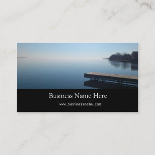 Carte De Visite Lac Kingston, Ontario. Belle photo de lac