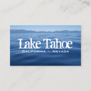 Carte De Visite Lac Tahoe