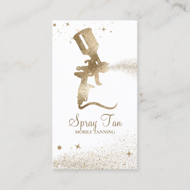 Carte De Visite Lacérant Teinté Sparkle Gold (Devant)