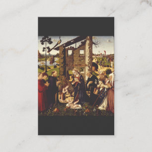 Carte De Visite L'Adoration par Biagio d'Antonio Art Médiéval